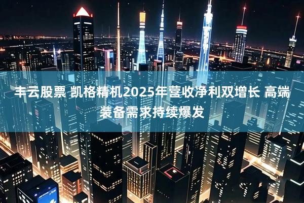 丰云股票 凯格精机2025年营收净利双增长 高端装备需求持续爆发